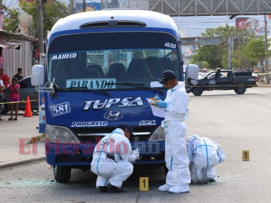 Luto en el transporte: Matan a motorista en San Pedro Sula; tres niños quedan huérfanos