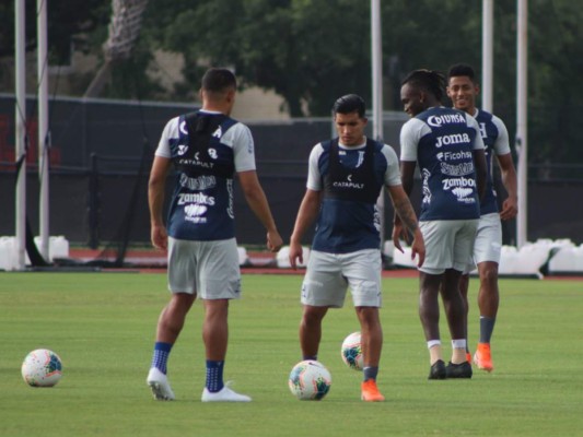FOTOS: Así fue el duro entreno de la Selección de Honduras previo al duelo contra Curacao
