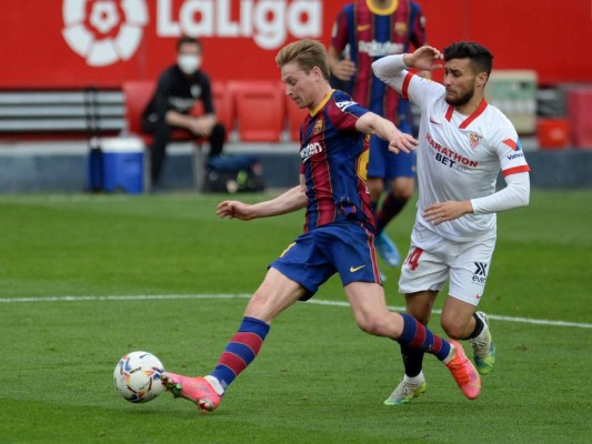 Liga española: Con goles de Dembelé y Messi, Barcelona venció al Sevilla