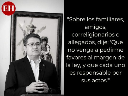 Las frases de JOH en el décimo día de juicio contra su hermano Tony