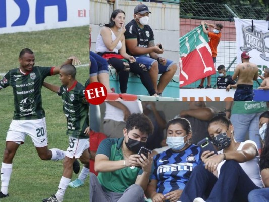 Aficionados del Yankel Rosenthal disfrutaron el festín de goles de Marathón contra Lobos UPNFM