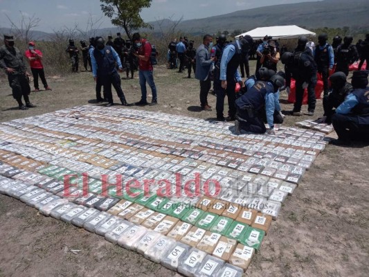 Incineran 2,392 kilos de clorhidrato de cocaína decomisados en Honduras &nbsp;&nbsp;