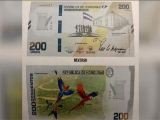 Lo que debes saber sobre el billete de 200 lempiras que entrará en vigencia el 1 de septiembre  