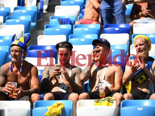 Fotos: Ambiente en el estadio Nizhny Nóvgorod para el Suecia vs Corea del Sur