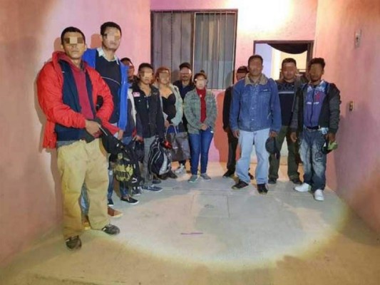 Rescatan a 13 migrantes hondureños que estaban secuestrados en México