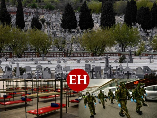 España vive época apocalíptica, es el segundo país con más muertos por Covid-19 (FOTOS)