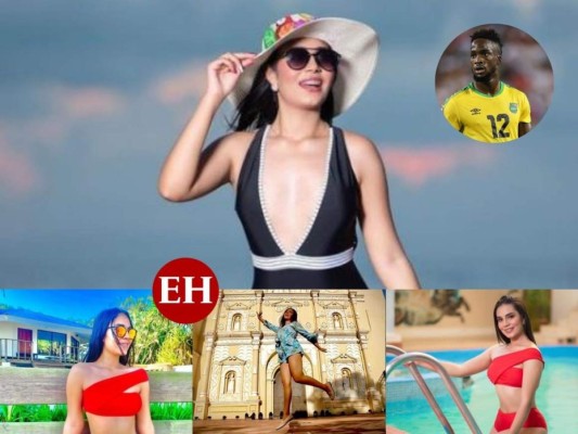 ¿Son pareja? Hermosa presentadora hondureña y delantero de Jamaica coquetean   