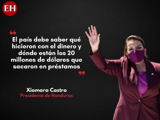 Las frases destacadas de Xiomara Castro en su investidura