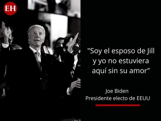 Las frases del primer discurso de Joe Biden, presidente electo de EEUU