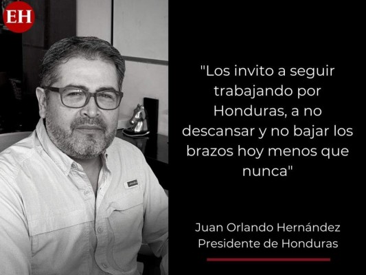 'Estamos haciendo cosas buenas por Honduras': las frases de JOH sobre reapertura