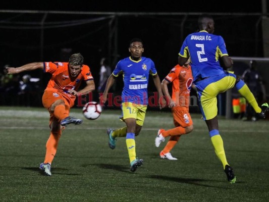 Motagua vence a domicilio al Managua FC y toma ventaja