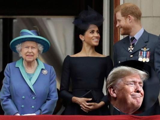 Trump considera 'triste' la tensión en la familia real británica