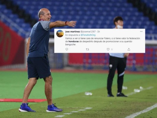 'A ver si tiene cara de renunciar Falero', hondureños reaccionan molestos por la eliminación&nbsp;&nbsp;