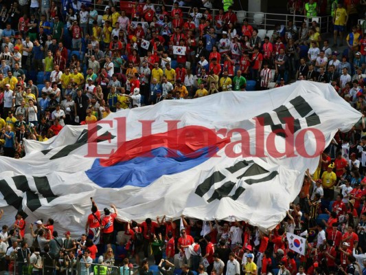 Fotos: Ambiente en el estadio Nizhny Nóvgorod para el Suecia vs Corea del Sur