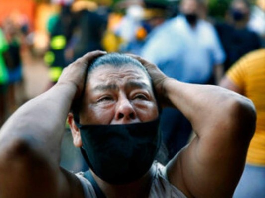 Pandemia, llanto y dolor en las fotos de la semana de América Latina