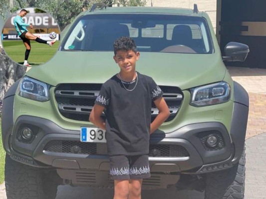 Cristiano Ronaldo le regala de cumpleaños una camioneta de lujo a su hijo de 11 años