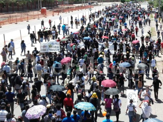 La mega marcha del MEU el domingo 10 de julio en #TGU