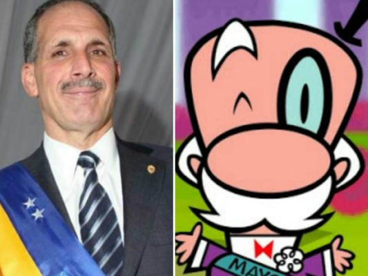 Caricaturas idénticas a famosos personajes hondureños