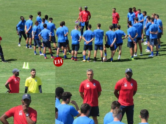 Así fue el primer entrenamiento de David Suazo con el Carbonia de Italia