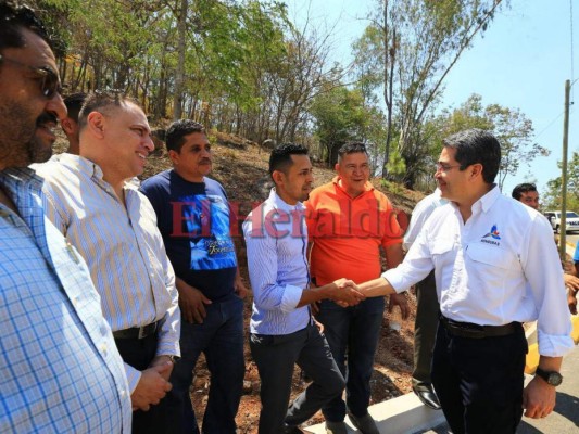JOH inaugura primera etapa del parque estudiantil en el cerro Juana Laínez