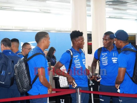 Así fue la salida de la Selección de Honduras a Paraguay