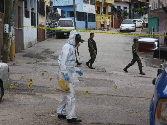Un herido dejó balacera en el barrio El Bosque de la capital de Honduras