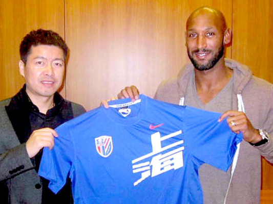 Anelka se convierte en jugador-entrenador del Shanghai Shenhua