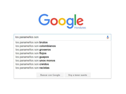 Esto es lo que Google 'sugiere' de los centroamericanos cuando hacés una búsqueda