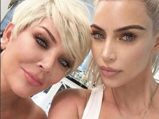 Kris Jenner publica foto de 1997 y Kim Kardashian luce irreconocible