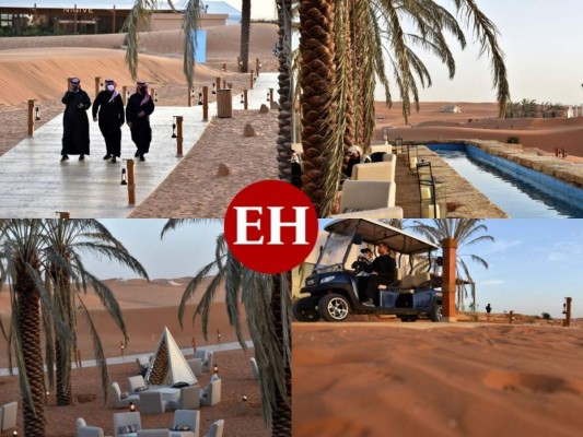 Así es el oasis de lujo para los ricos saudíes en plena pandemia