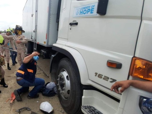 Una persona muerta tras accidente entre moto y pick up en Quimistán, Santa Bárbara
