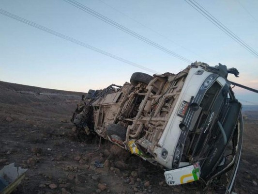 Accidente de autobús cerca de Nasca en Perú deja 27 mineros muertos&nbsp; &nbsp;