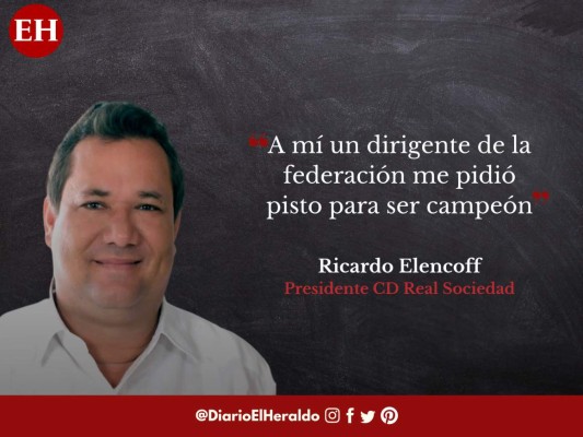 Ricardo Elencoff arremete contra el arbitraje y directivos del fútbol hondureño