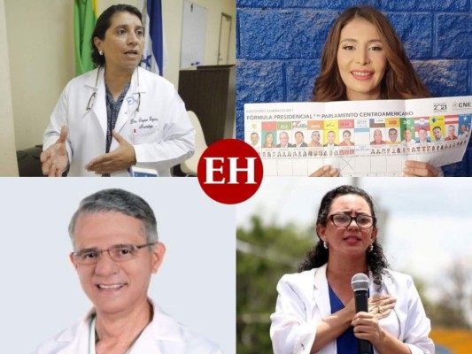 Candidatos a diputados del Partido Salvador de Honduras con más votos en Francisco Morazán