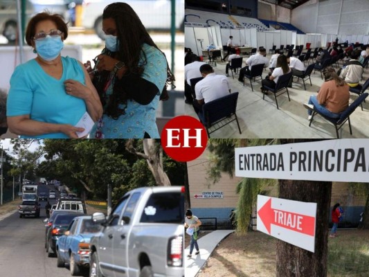 Ola de contagios: Abarrotados los puntos de vacunación y triajes en la capital (FOTOS)   
