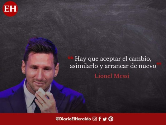 Las difíciles y tristes frases que pronunció Messi tras su salida del Barcelona