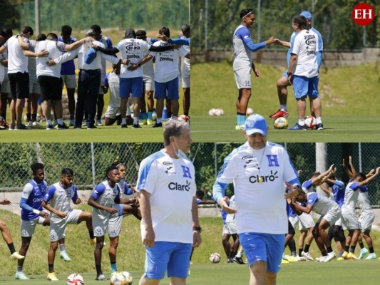 En imágenes: Así fue el primer entrenamiento de Honduras al mando del 'Bolillo' Gómez