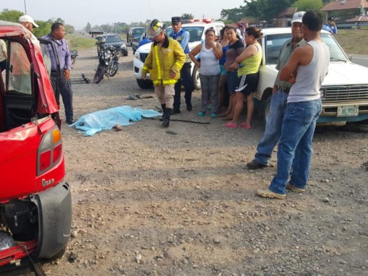 Accidente deja una persona muerta y un herido en la CA-5 de Comayagua&nbsp;