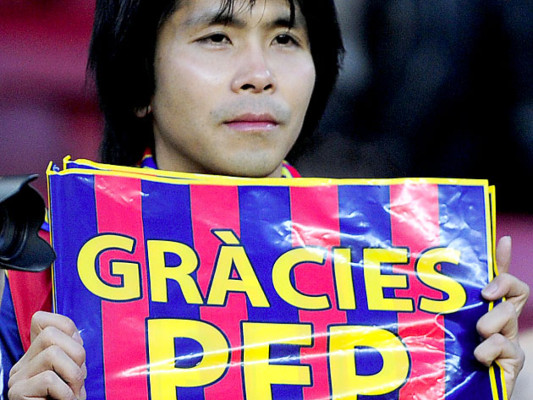 Lágrimas, sonrisas y goles en emotiva despedida de Guardiola