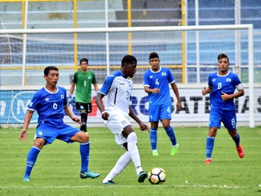 Selección de Honduras sub 21 empata 1-1 ante El Salvador en el estadio Cuscatlán