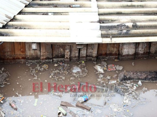 FOTOS: Colapso de tubería deja en la calle a cinco familias en colonia San Miguel