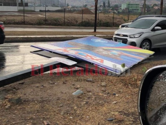 FOTOS: Postes caídos, mercados y calles inundadas, así permanecía la capital durante intensa lluvia