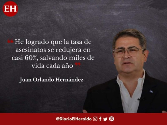 Las frases del presidente Juan Orlando Hernández en su discurso en la ONU
