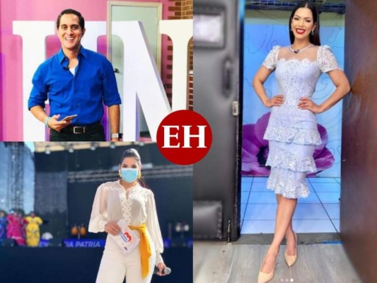 Así lucieron los presentadores hondureños en la Independencia 2020