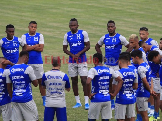 Así fue el entrenamiento de Honduras previo al amistoso con Puerto Rico