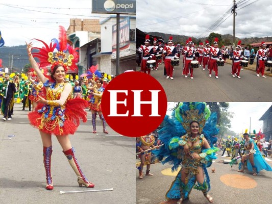 FOTOS: Las bellas palillonas y bandas que deslumbraron en desfiles de Danlí