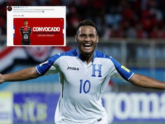 Alajuela confirma convocatoria de Alex López para la Copa Oro