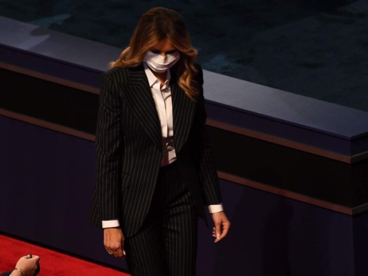 Elegantes y sofisticados, así lució la familia Trump en el debate presidencial