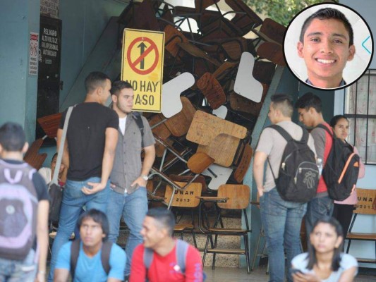 Emiten orden de captura contra Fausto Cálix y ocho estudiantes más por usurpación