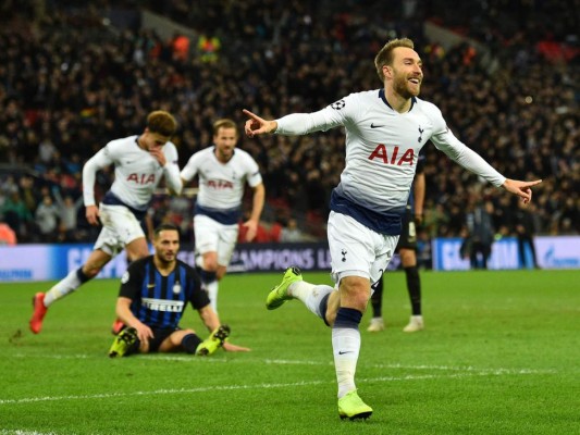 Christian Eriksen le dá la victoria al Tottenham sobre el Inter en Champions